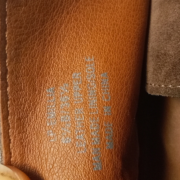 LUCKY BRAND brown suede ankle boots size 8 1/2B - Picture 8 of 8